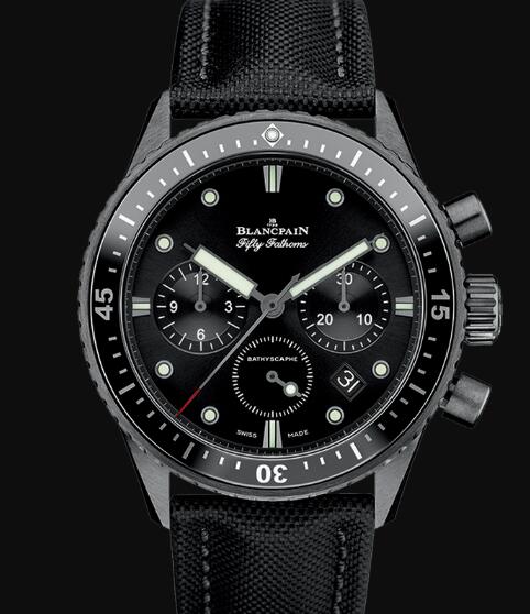 Blancpain Fifty Fathoms Watch Review Bathyscaphe Chronographe Flyback Replica Watch 5200 0130 B52A